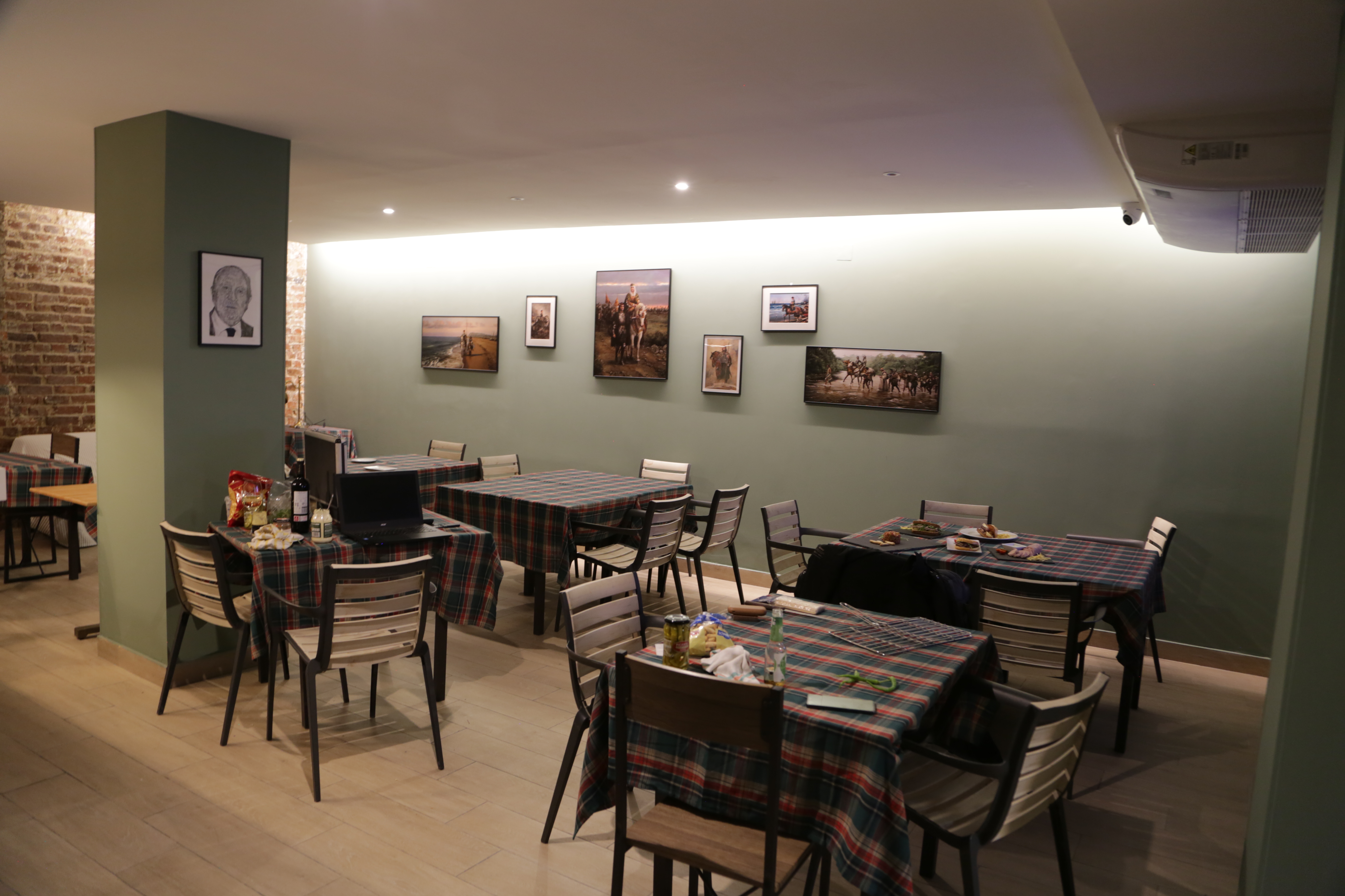 Mesa reservada para grupo